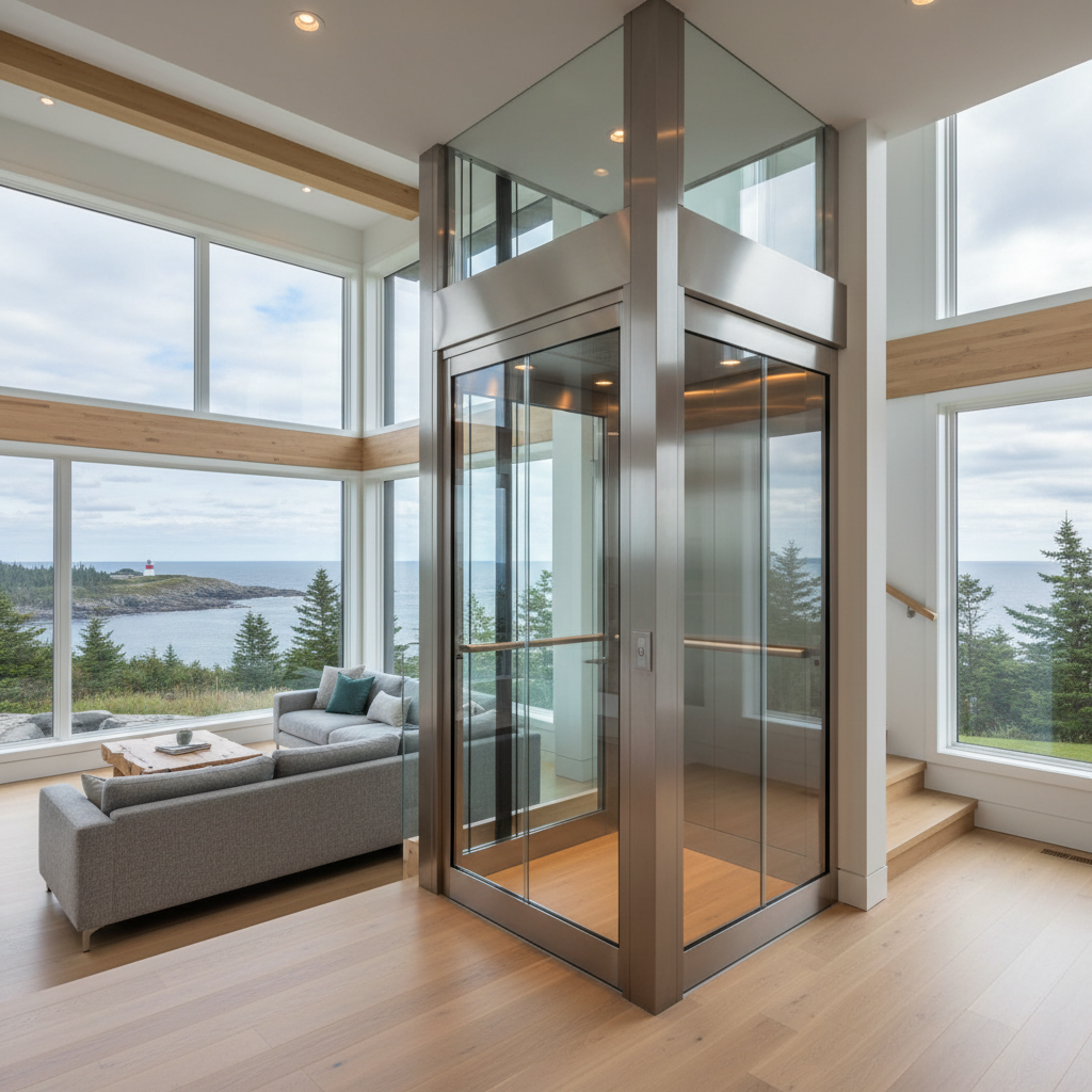 Henkel Elevator — residential home elevator installation in the Maritimes