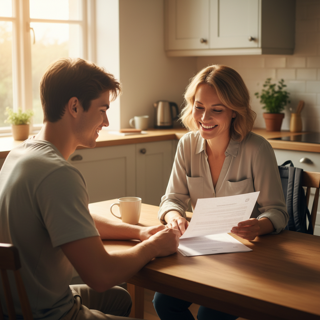 Persona revisando y firmando contrato de alquiler con asesor legal inmobiliario