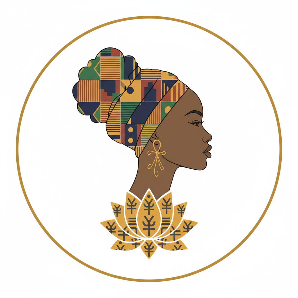 Wanawake single artwork — empowering feminine imagery with African patterns