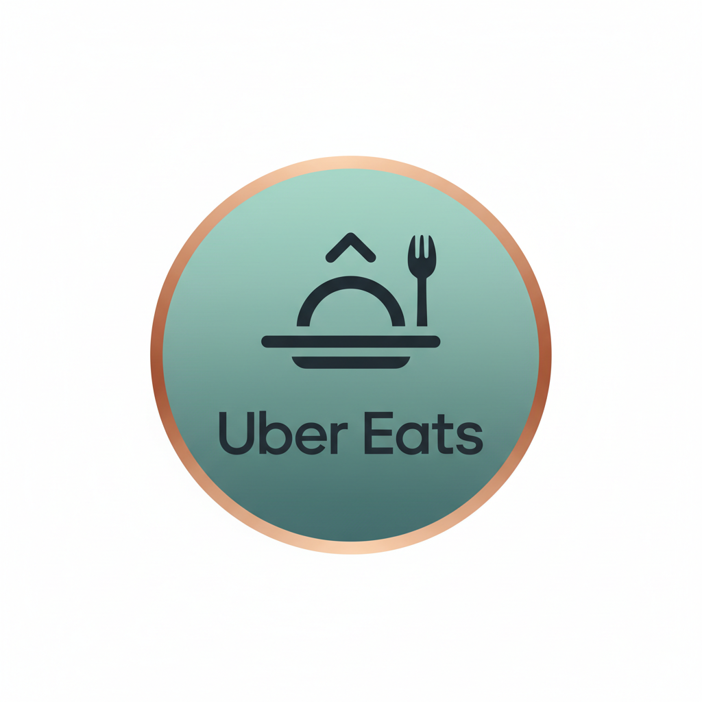 Plate of food with fork representing Uber Eats meal delivery