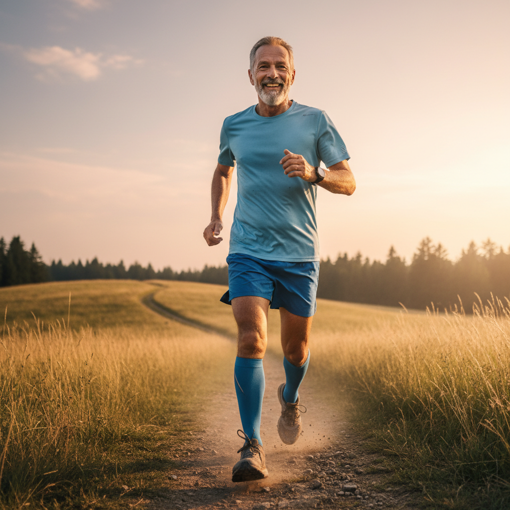 Tom Hartley, senior cross-country runner from Bingley Harriers, smiling outdoors