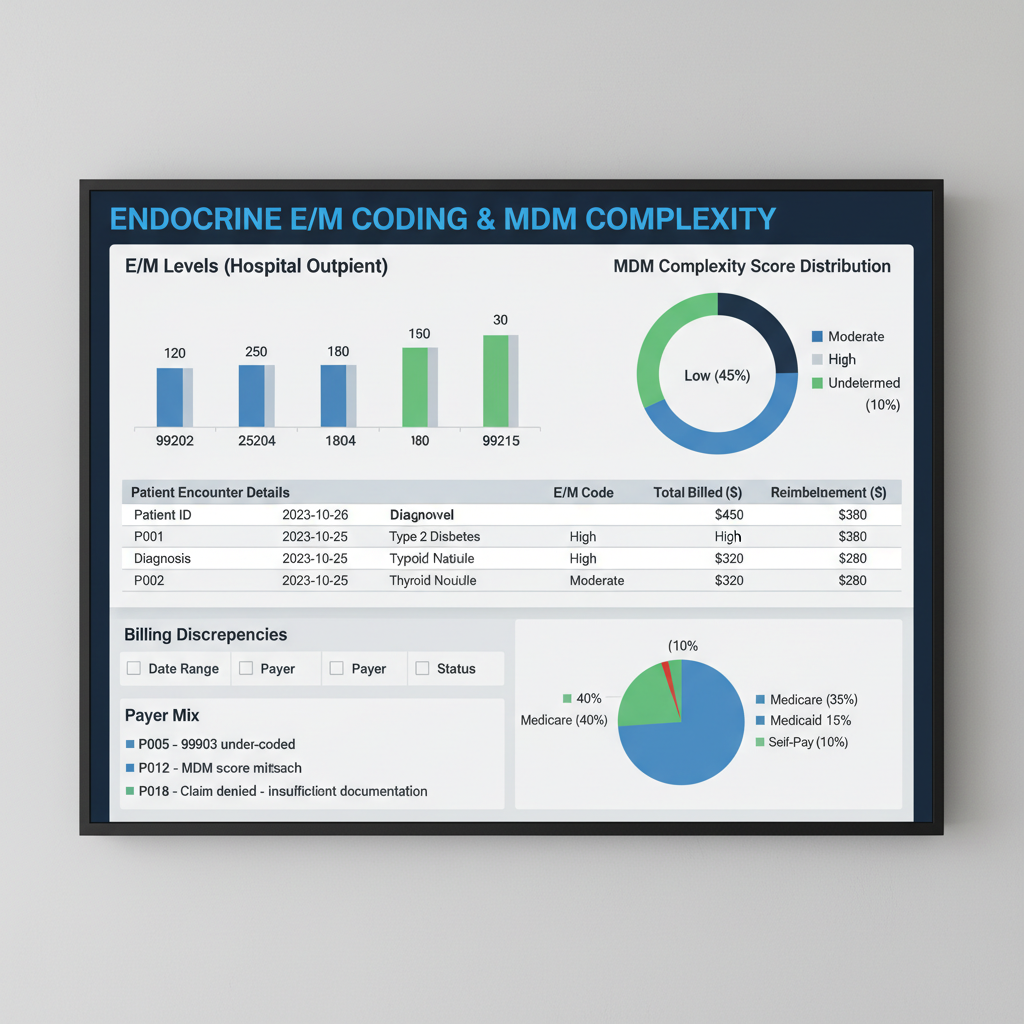 Healthcare practice dashboard showing automated EHR workflows for patient intake, billing, and appointment scheduling
