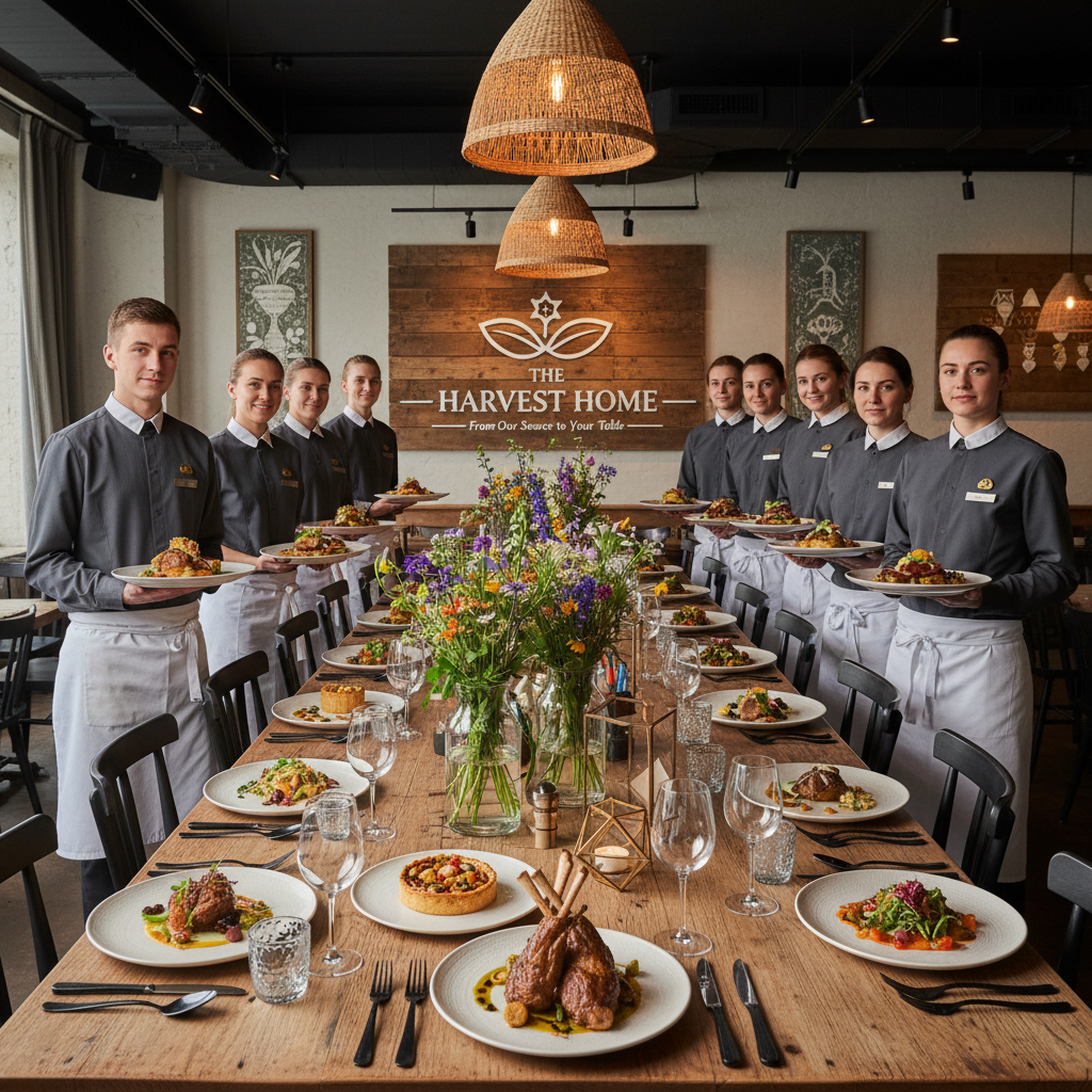 Elegantes Catering-Buffet mit libanesischen Mezze-Platten für eine große Veranstaltung