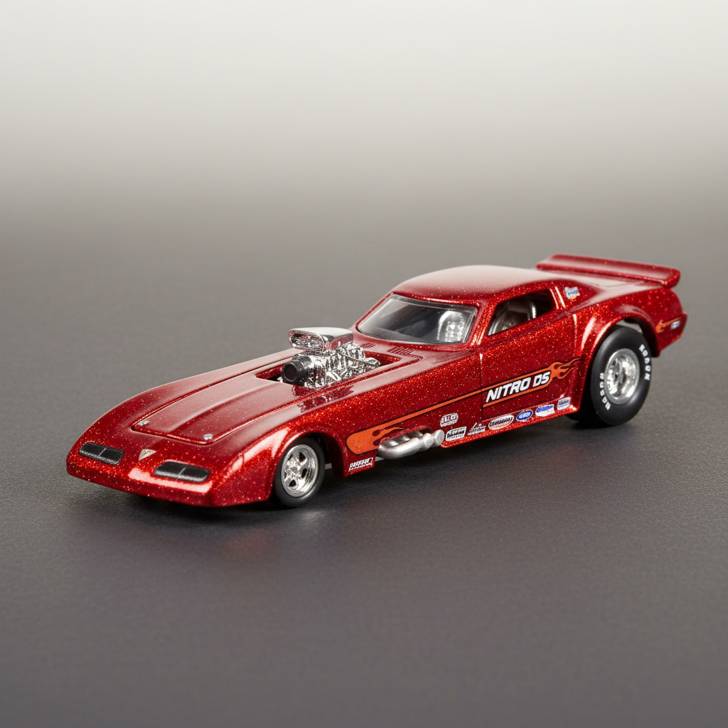 Red flake Nitro Doorslammer RLC exclusive die-cast dragster