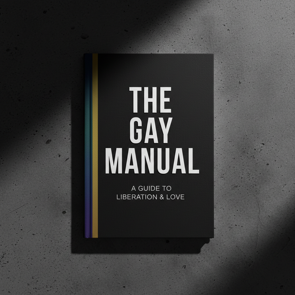 Dark editorial book cover concept, dramatic side lighting, deep shadows, minimalist bold typography aesthetic