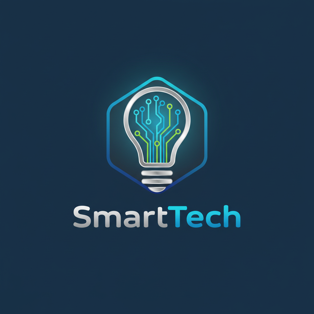 Glowing blue circuit board patterns on black background