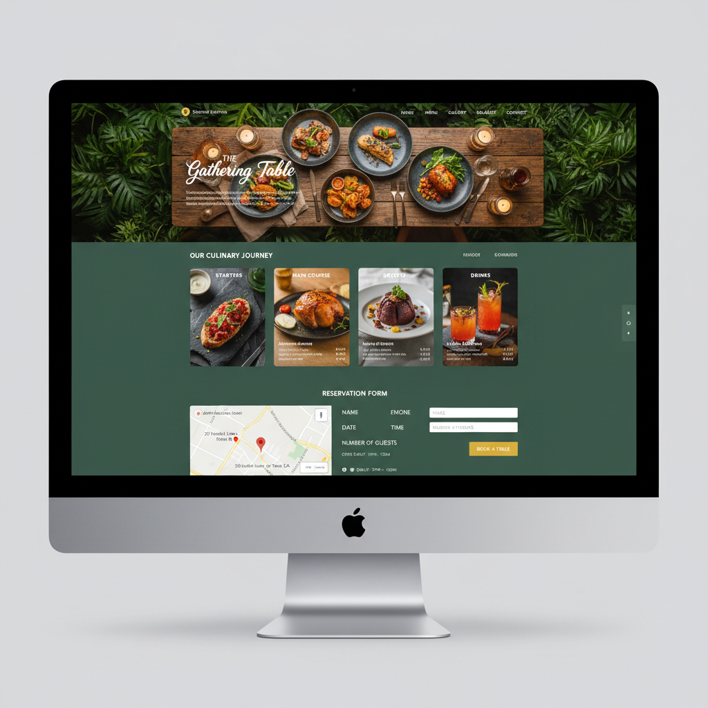 Site web restaurant Maroc Casablanca - création site internet restaurant guide complet