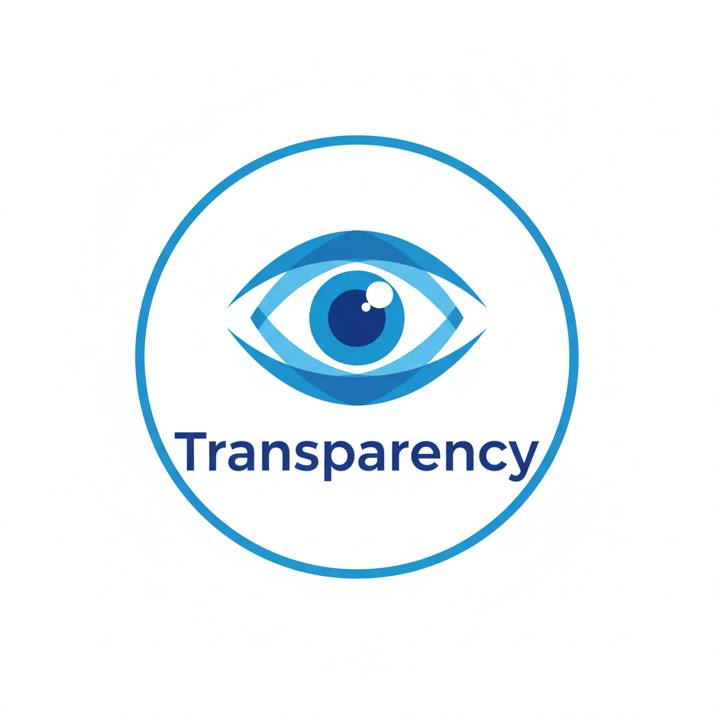 Communication icon representing clarity and transparency