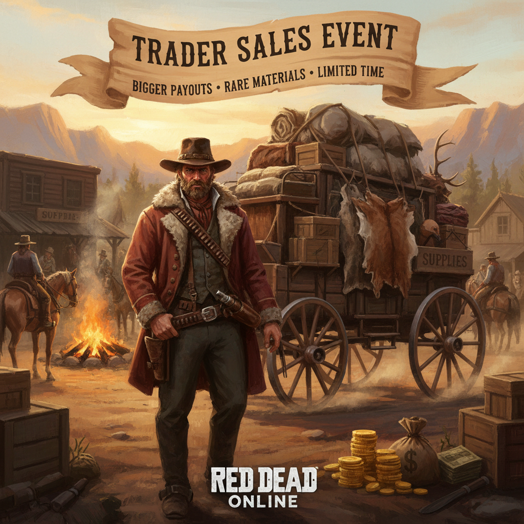 Red Dead Online trader sales event artwork