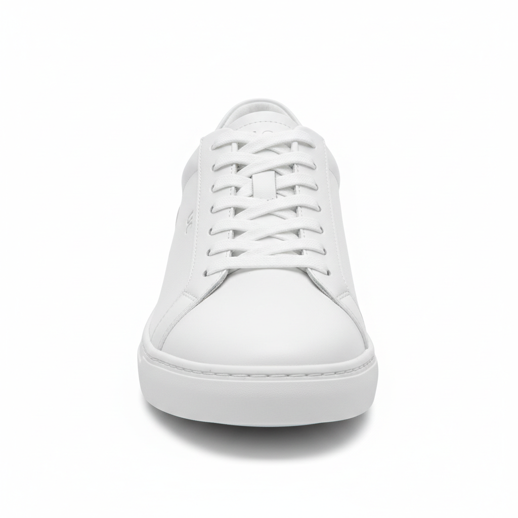 White Puma lifestyle sneaker with clean minimalist design, fresh and modern look