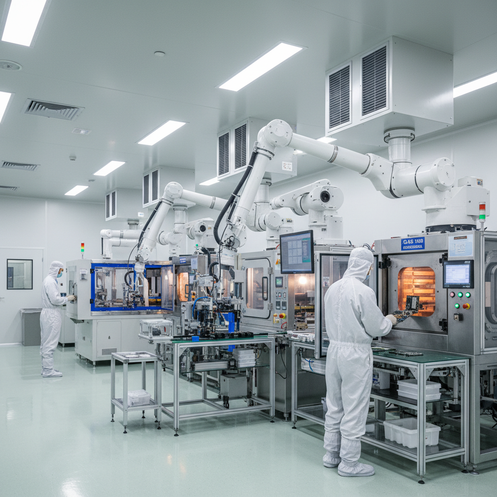 PCB manufacturing process in cleanroom environment