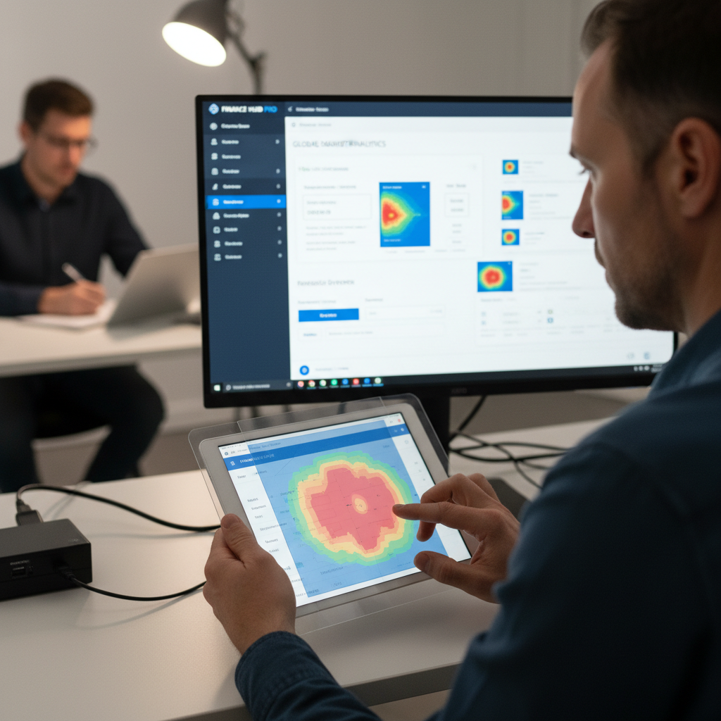 Khalid Al-Otaibi, Energy Efficiency Specialist at FrostAir, analyzing HVAC system performance data
