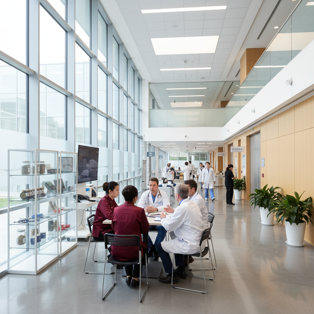 Medical professionals in China hospital