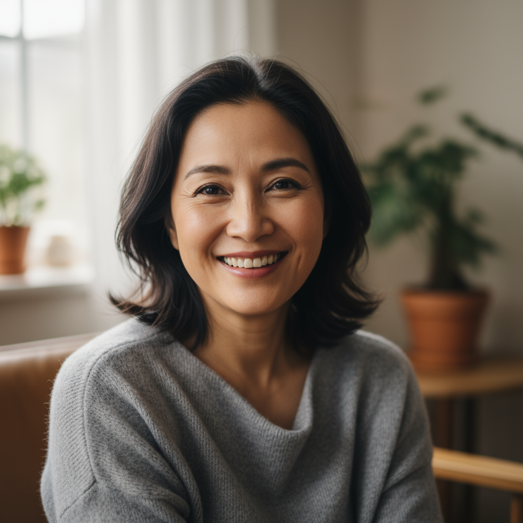 Portrait of Linh Tran, a parent and Vietnamese community advocate in San Jose