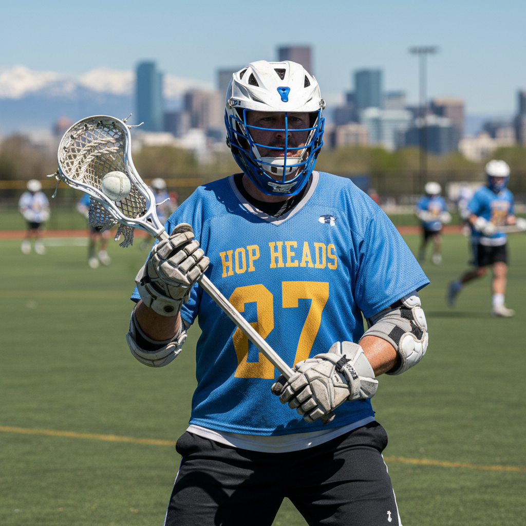 Chris Okafor, adult beer league lacrosse midfielder from Denver