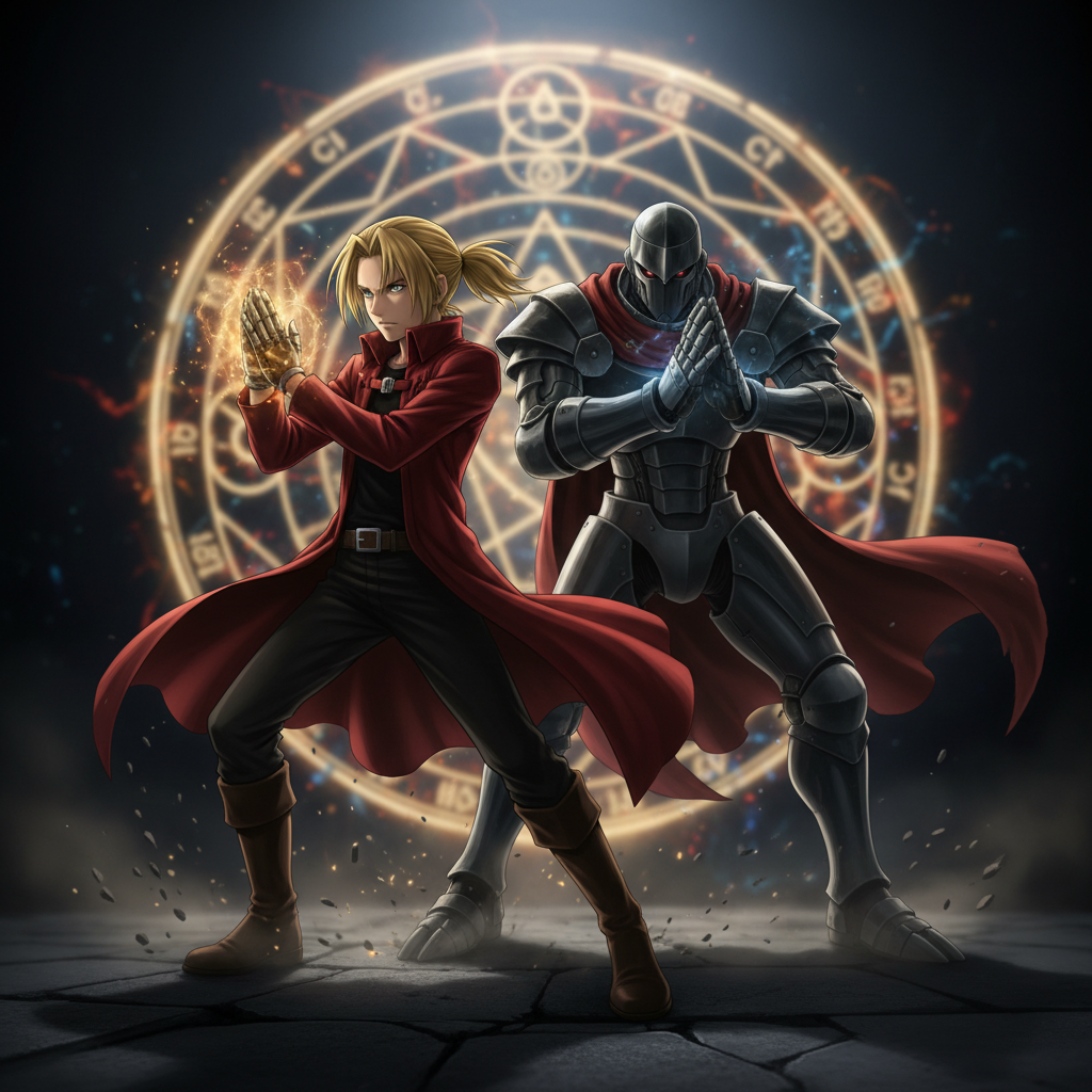 Cover art for Fullmetal Alchemist: Brotherhood — Action, Adventure, Drama anime
