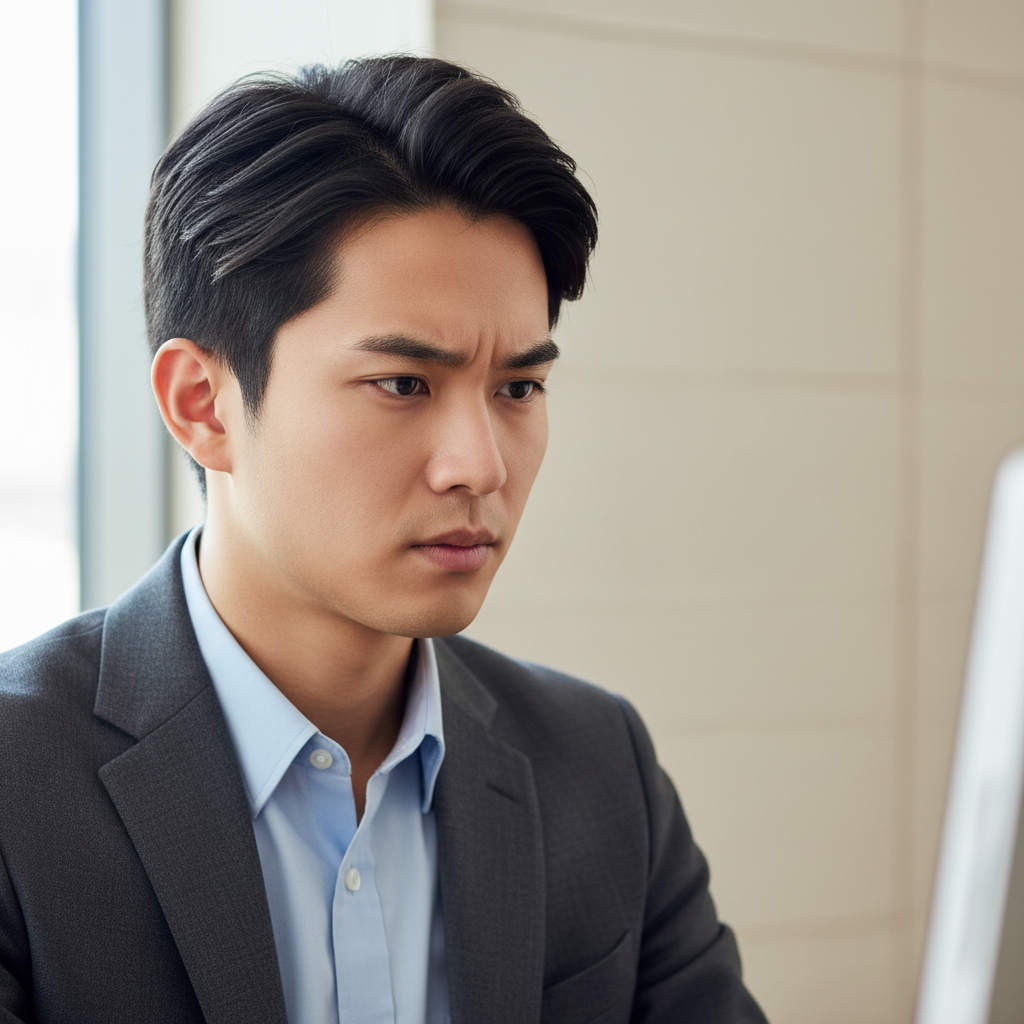 Professional male developer in casual business attire, outdoors construction site background