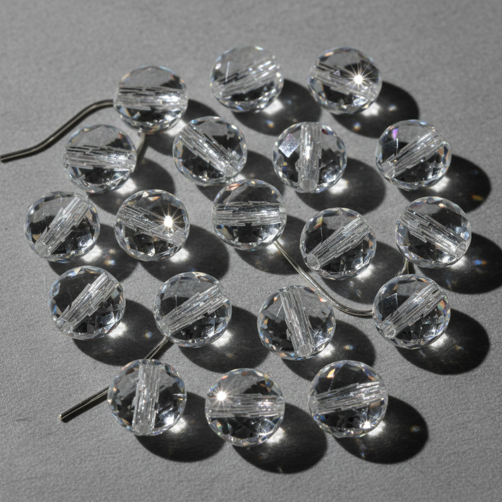 Crystal Rondelles — Faceted Glass Crystal bead collection product photo