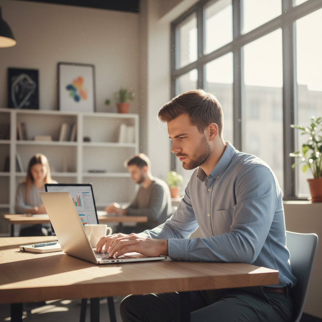 Male affiliate marketer