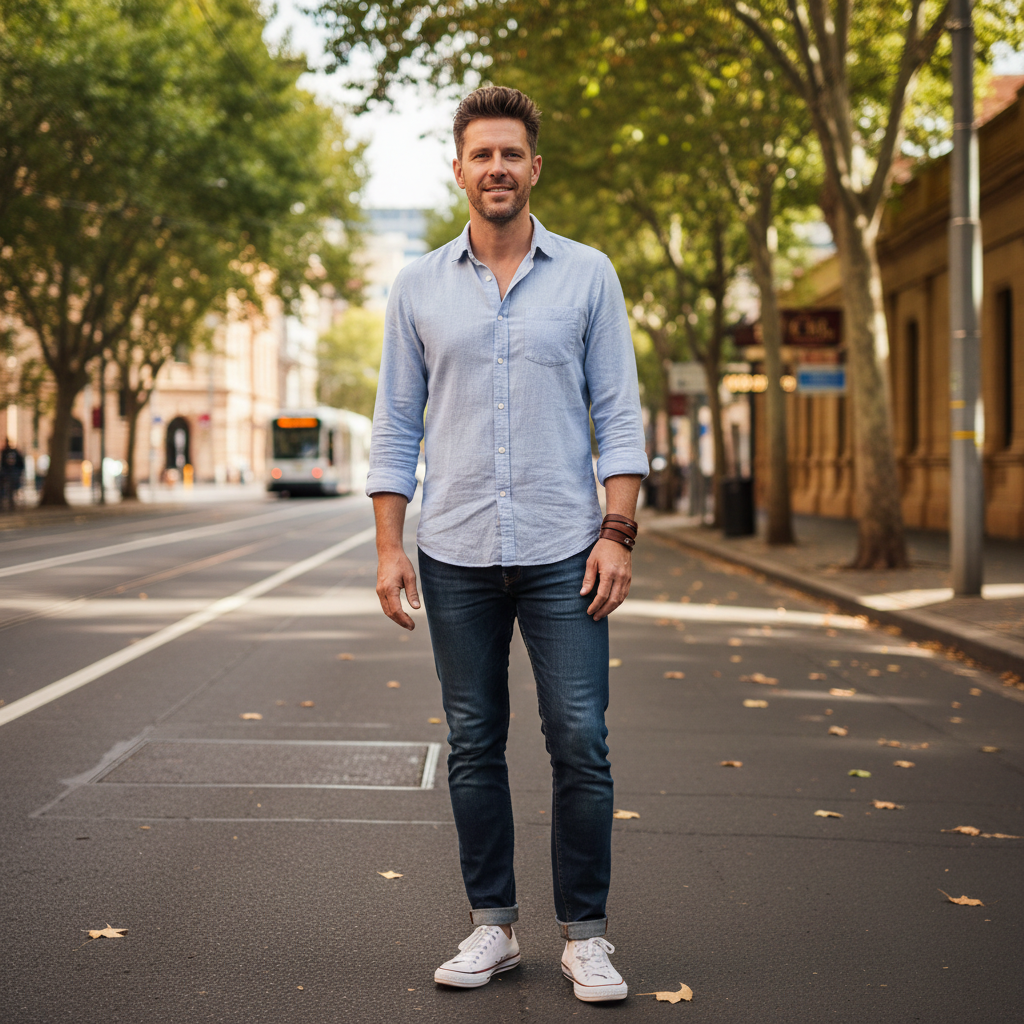 James R., male customer from Brisbane with beard and glasses