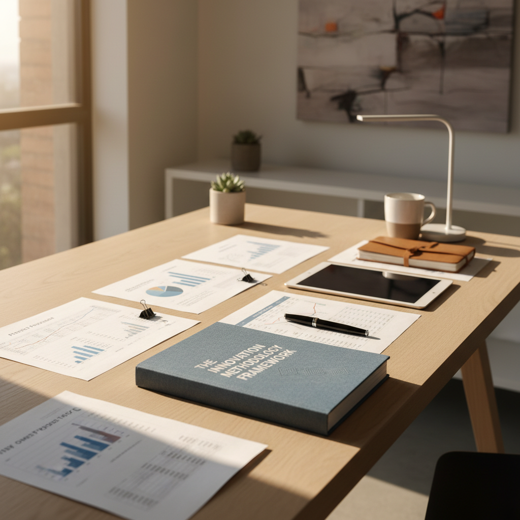 SoftWash Blueprint business guide document on clean bright desk