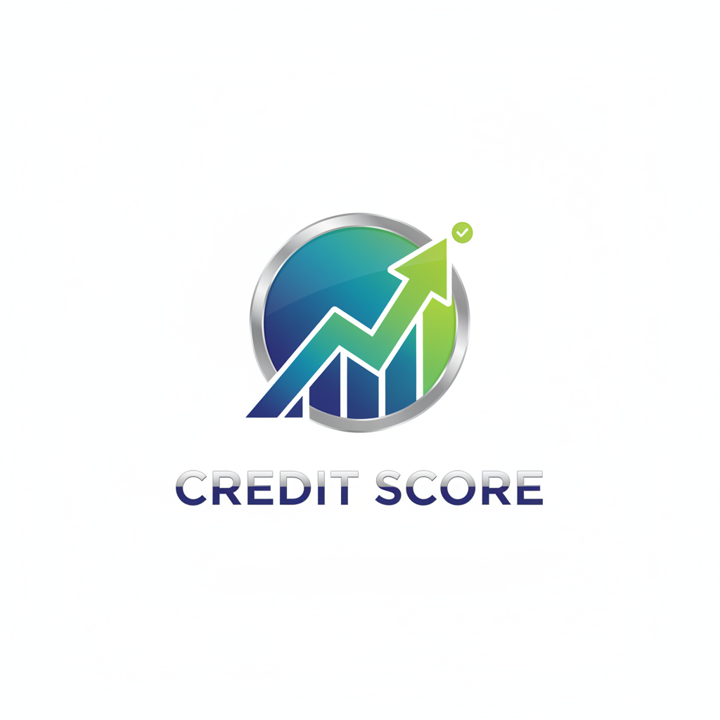 Person reviewing credit report with upward trending graph
