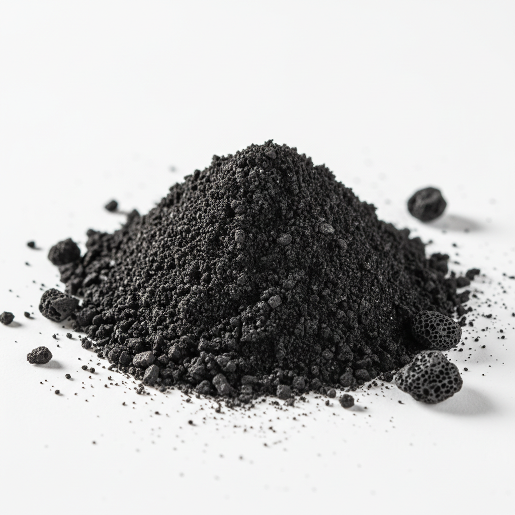 Activated carbon powder from sustainable eucalyptus wood, high-quality filtration and purification material