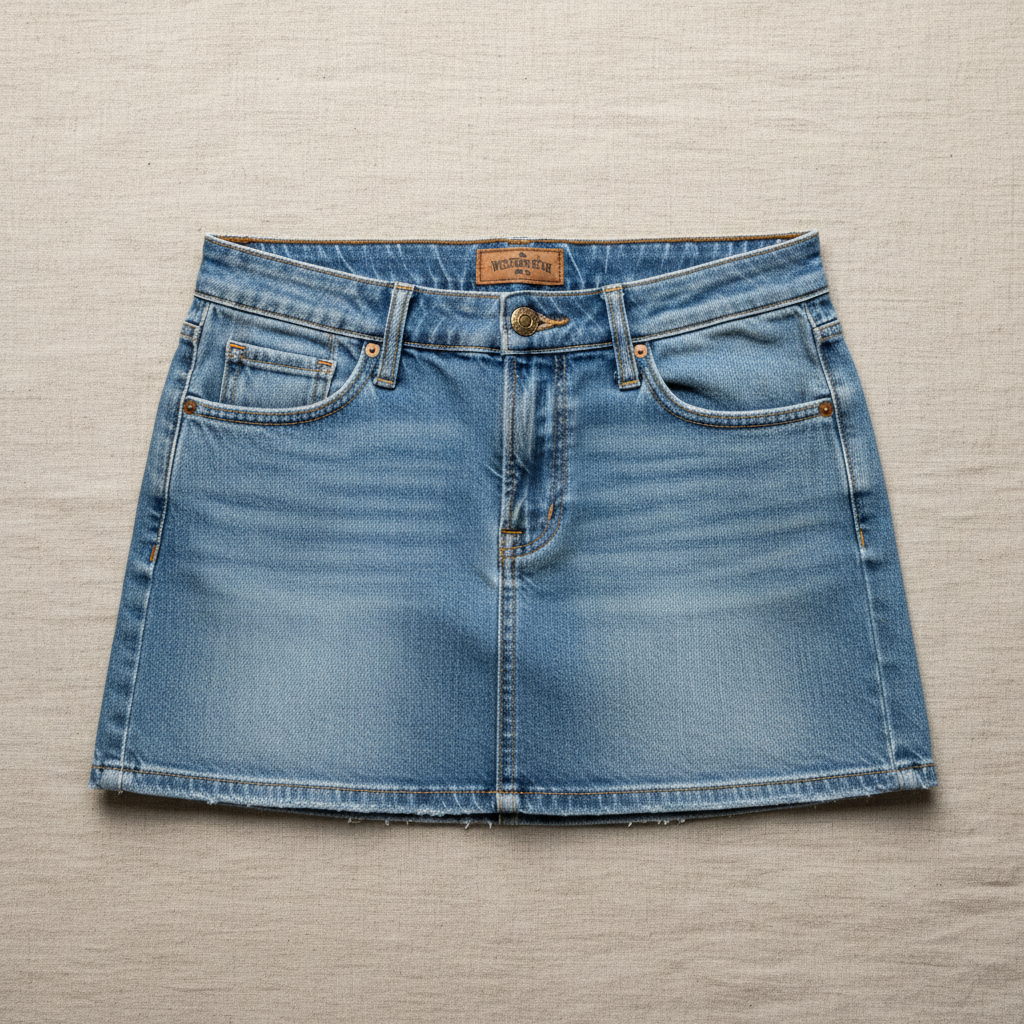 Denim Mini Skirt — women fashion
