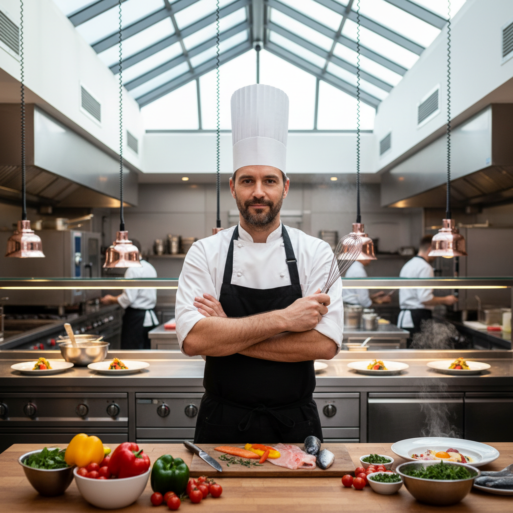 Kofi Mensah, Head Chef, The Accra Kitchen, portrait photo