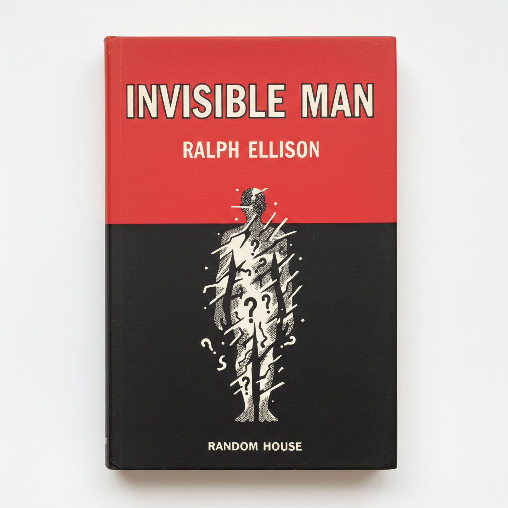 Vintage paperback edition of Invisible Man with orange Vintage Books spine