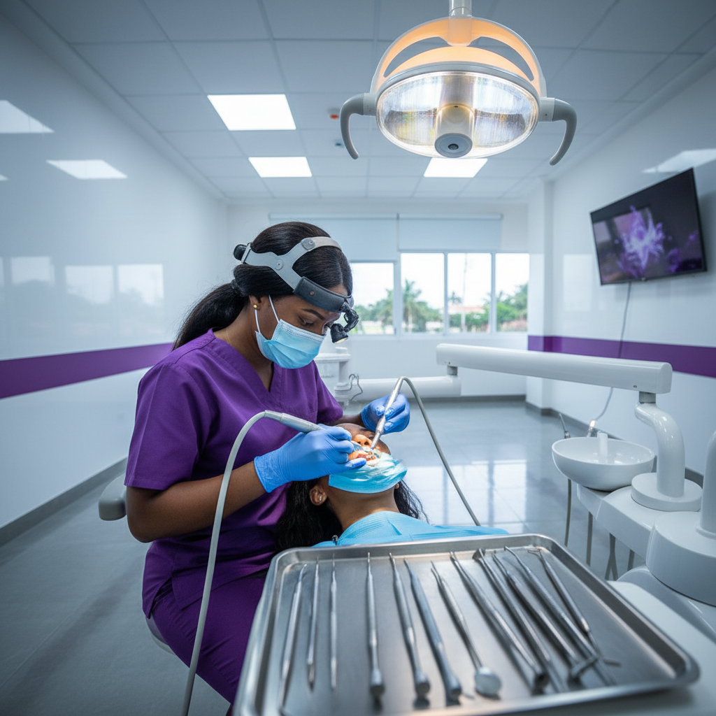Professional dental treatment at Purple Ice Dental Clinic, Port Harcourt
