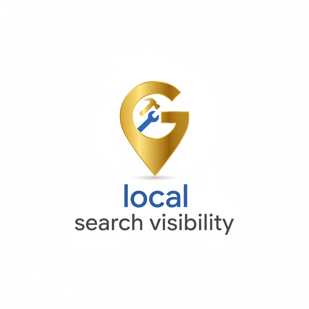 Gold Google icon representing local search visibility for contractors