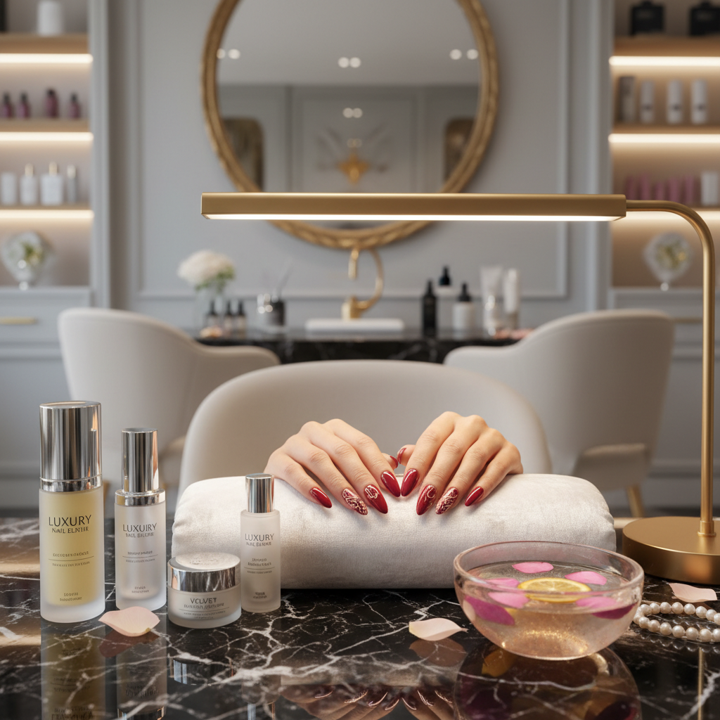 Luxury manicure service for complete beauty package