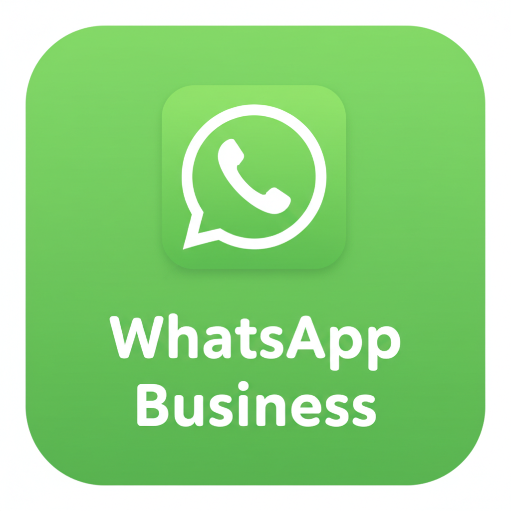 WhatsApp Business chat interface on phone, dark background, deep shadows, atmospheric lighting