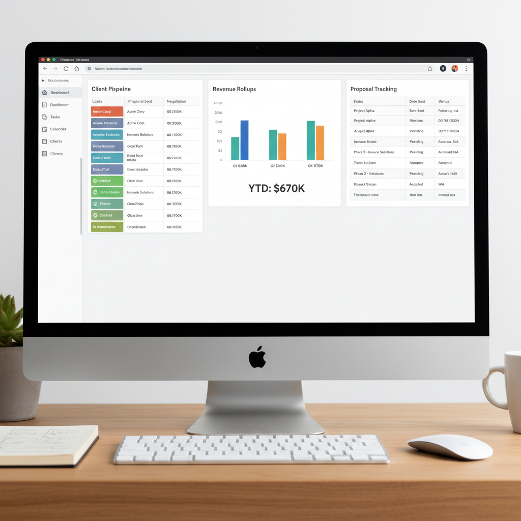 Notion Business OS — digital product cover showing templates design