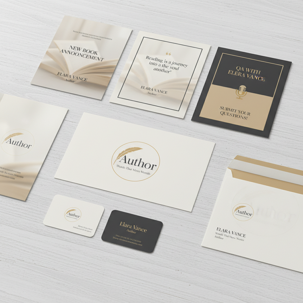 Author brand identity and book launch strategy for The Sense of It series — cohesive social media presence, email newsletter campaigns, and Amazon KDP publishing setup