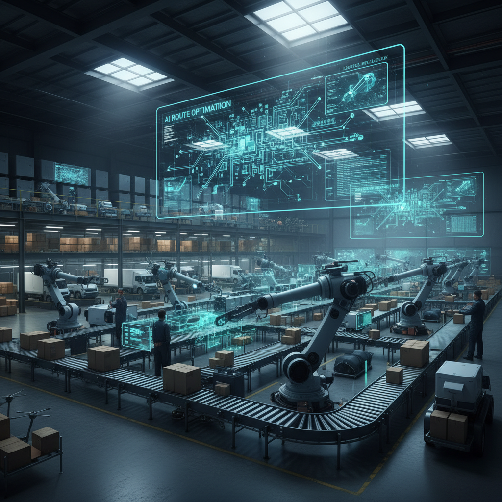 Globale Lieferkette mit Verbindungslinien zwischen Kontinenten