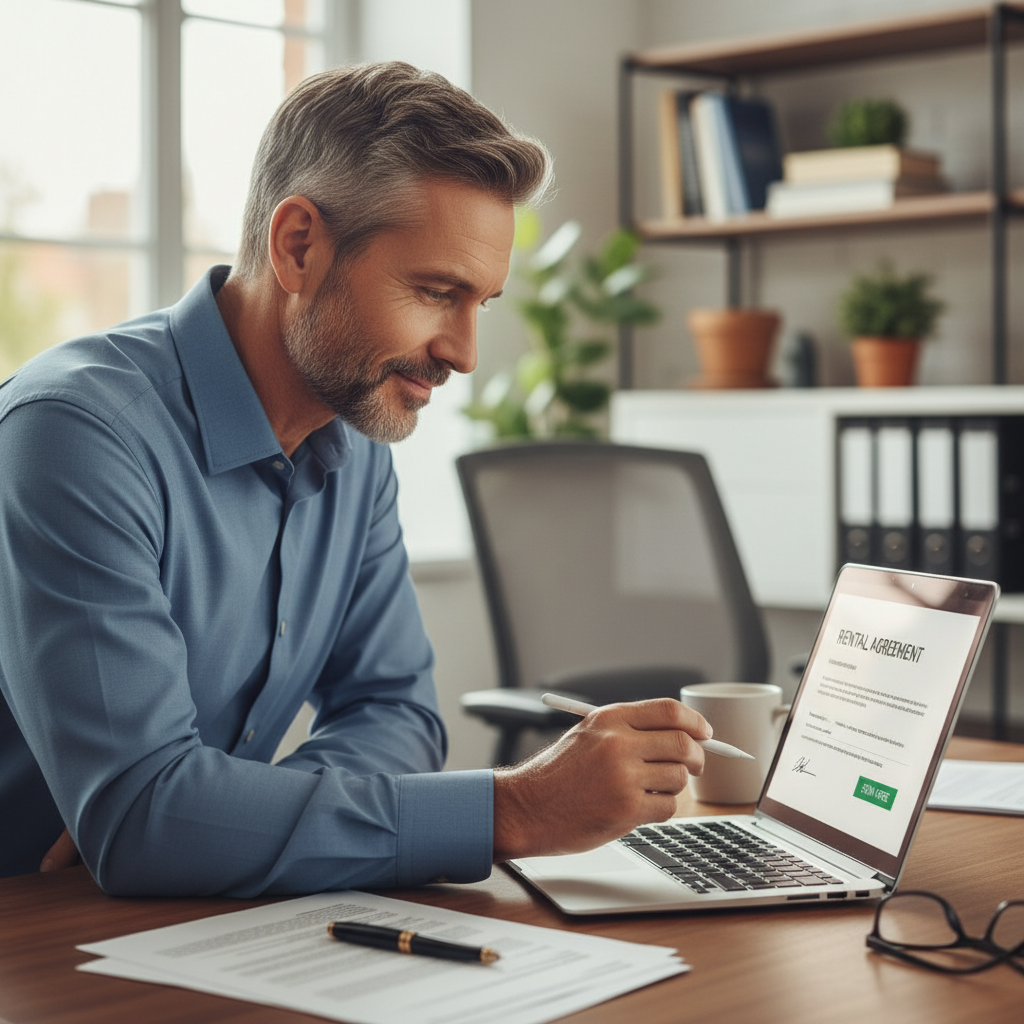 José Miguel Ramos, arrendatario que firmó su contrato digitalmente