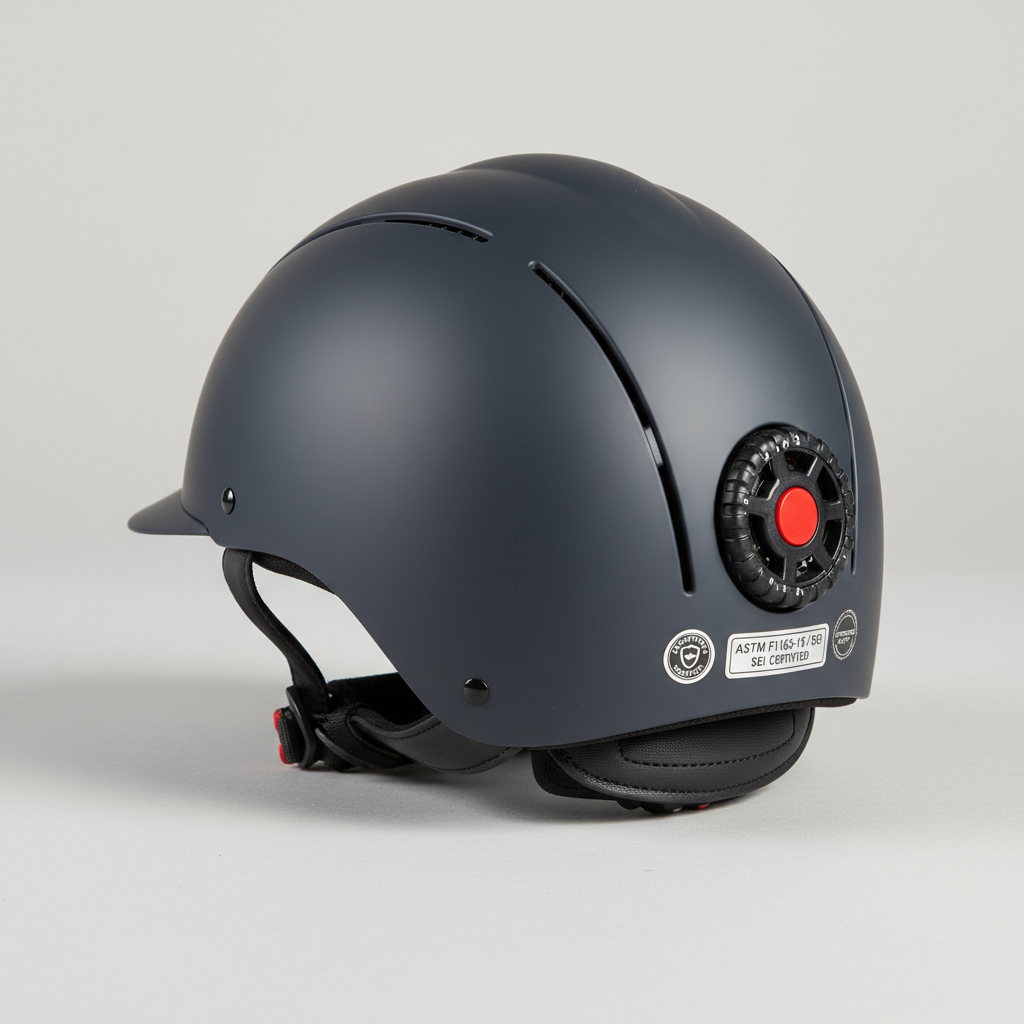 Tipperary Sportage Helmet — Riding Helmets in Navy EPS Foam