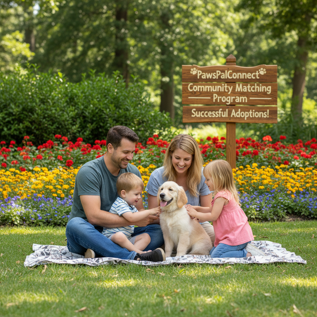 Marcus and Priya Nair with their children and golden retriever Maple