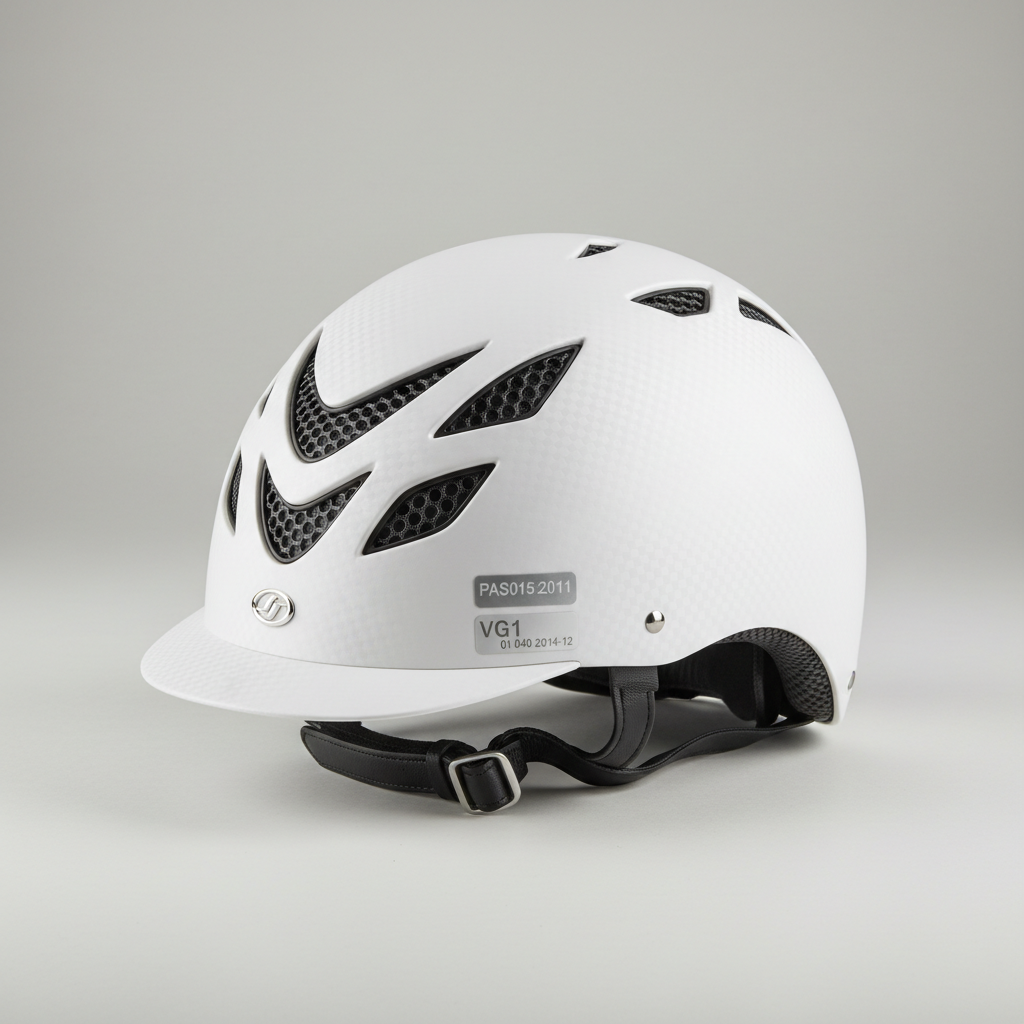 Charles Owen GR8 Helmet — Riding Helmets in Black ABS Shell