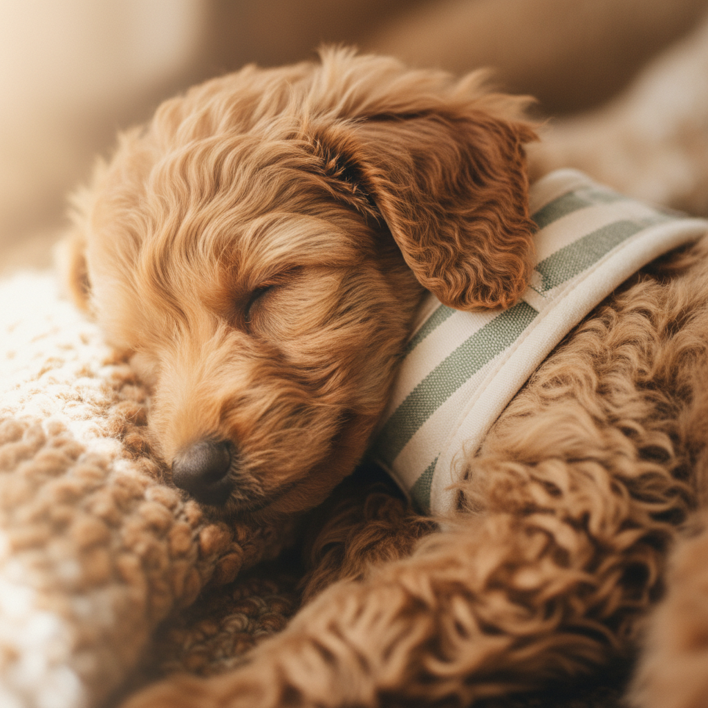 Bella the apricot Teacup Poodle puppy