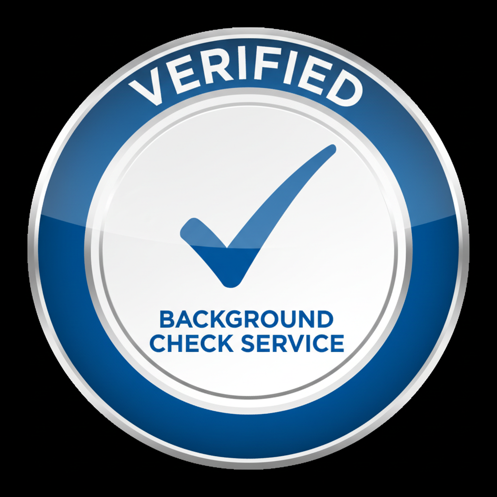 Professional verification report interface showing comprehensive background check results with clear status indicators