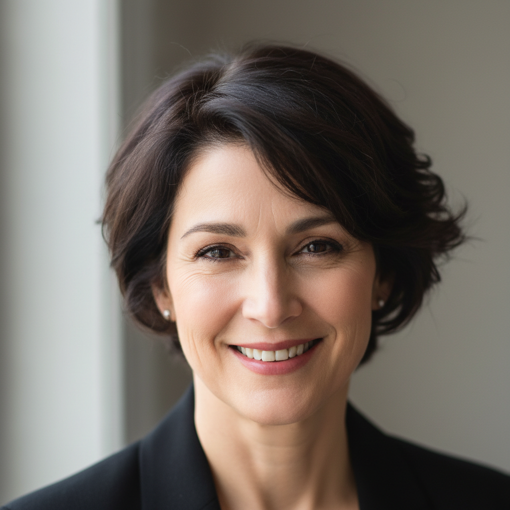 Priya Nair, Director of Cloud Operations at Nexus Health Systems, professional headshot