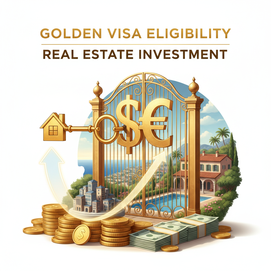 Upravičenost do zlatega vizuma prek naložbe v nepremičnine