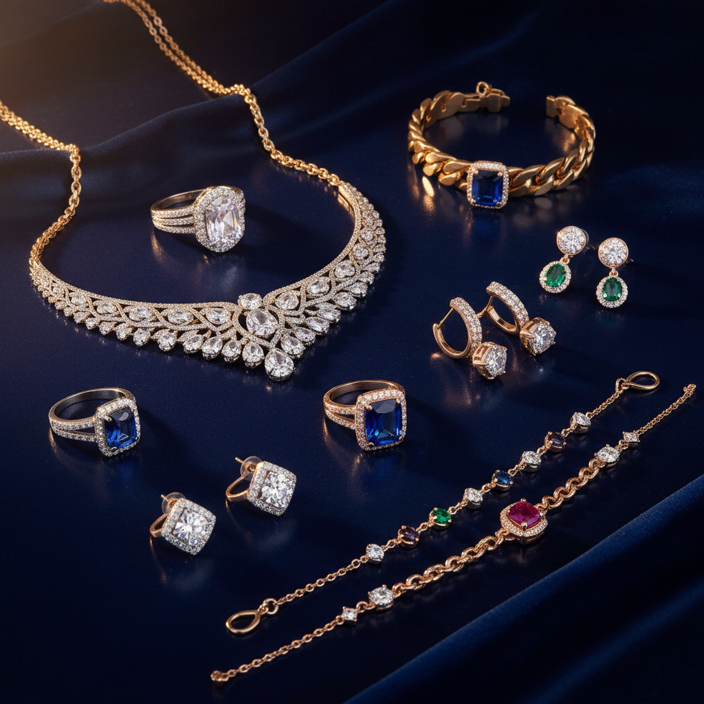 Diamond necklaces collection