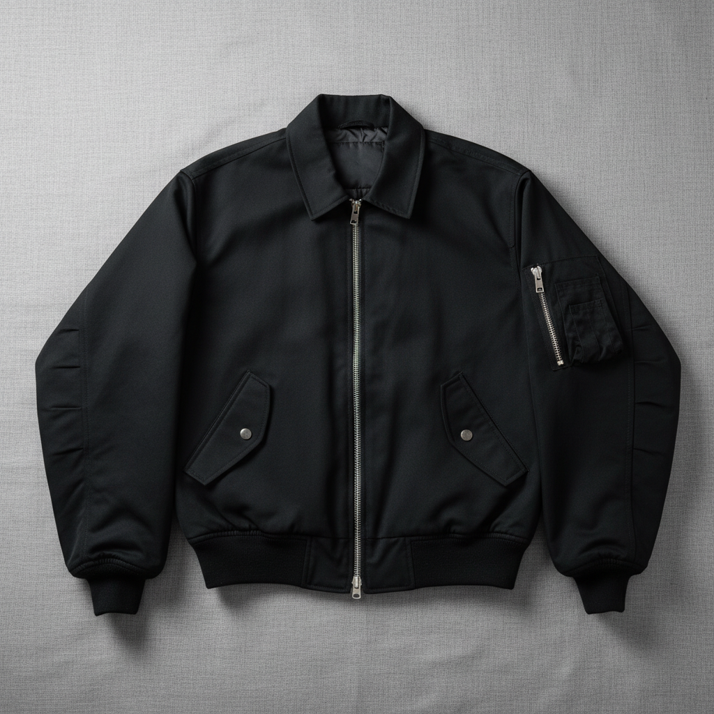 Structured Bomber Jacket — men fashion