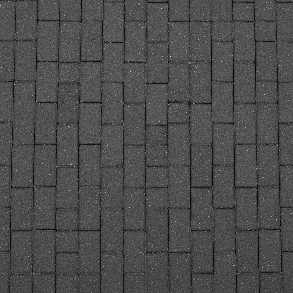 Pavele de beton gri antracit 20x10cm pentru alei și curți