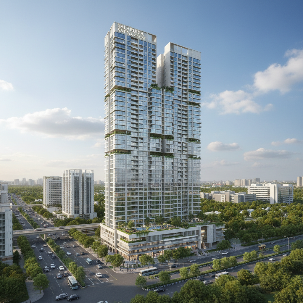 Salarpuria Sattva East Crest modern apartment tower near ITPL Road Bengaluru