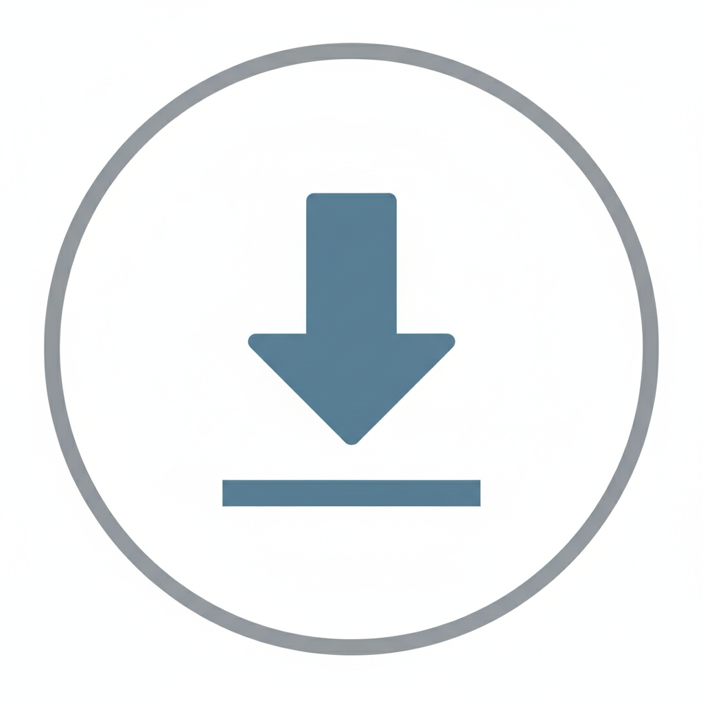 Arrow down icon showing reduction